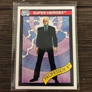 1990 Marvel Comics Trading Card: Super Heroes: Professor X #7